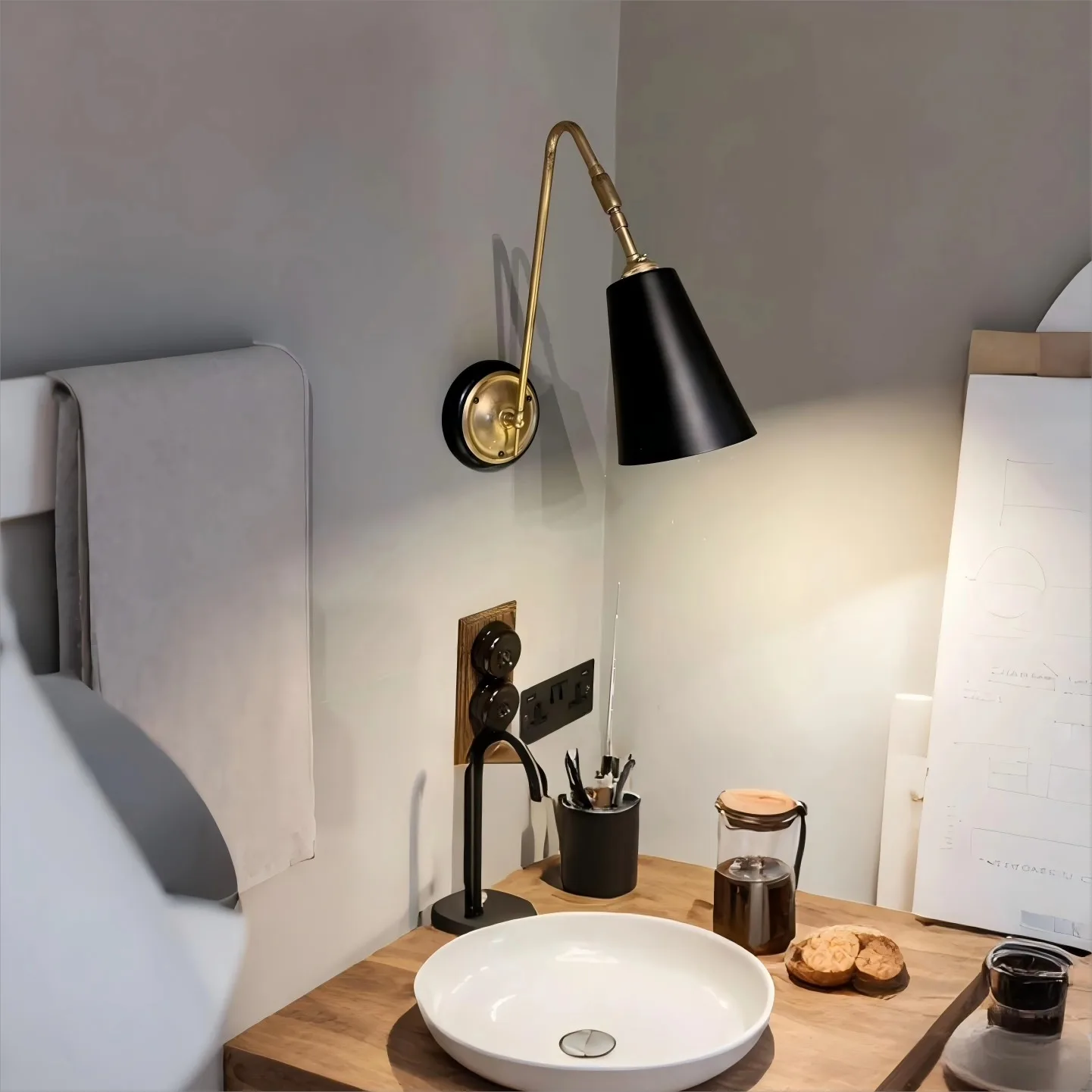 Retro Brass Nordic Wall Lamp 3