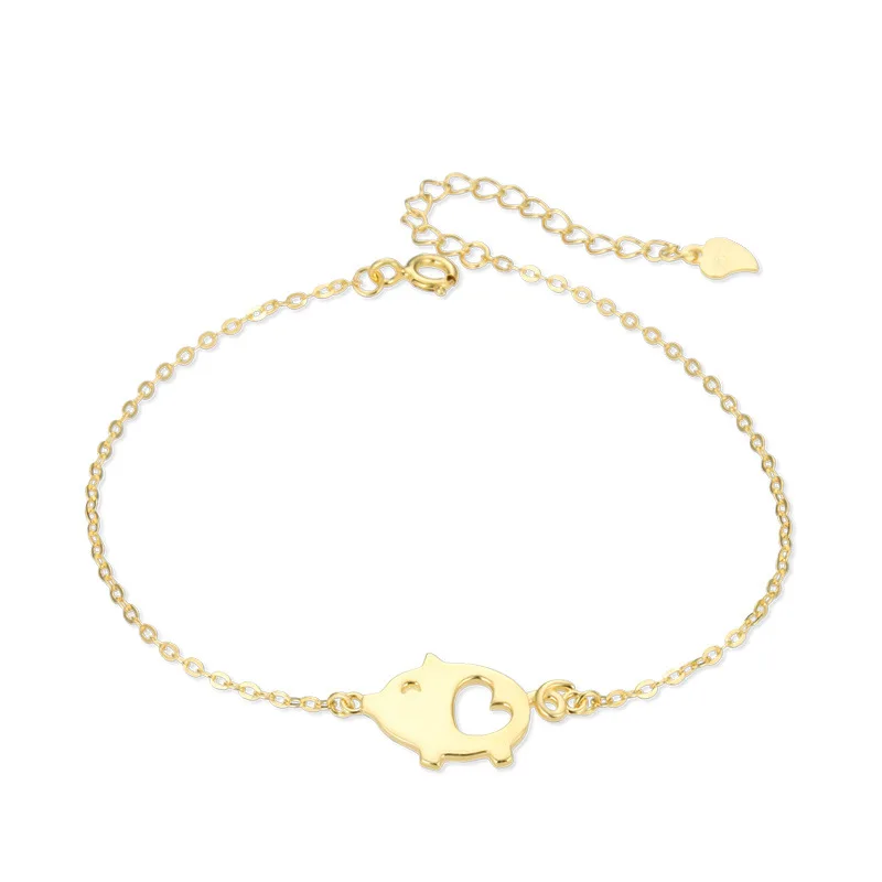 

Small Design S925 Sterling Silver Bracelet Women's Simple Zircon New Product Accessories CHN186