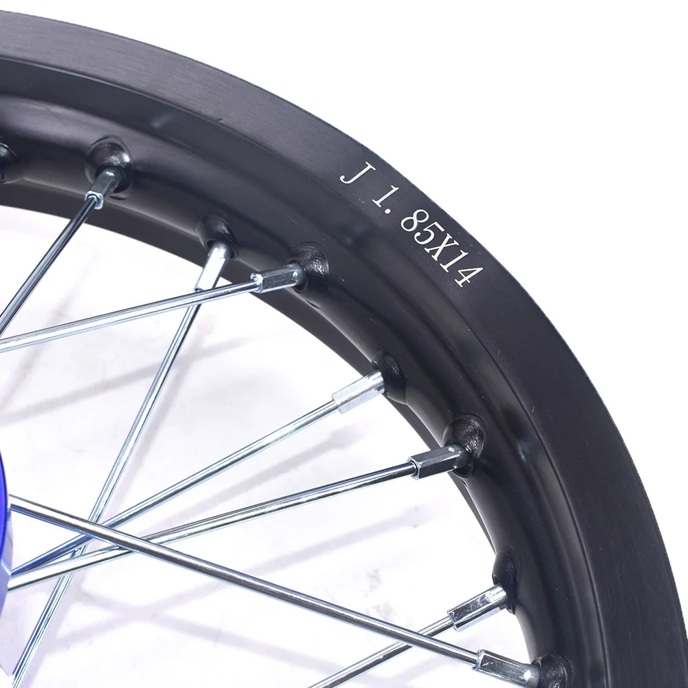 1.60-17 inch 17" Front 1.85-14 inch 14" Rear Rims Aluminum Circle warehouseC Hub For KLX CRF Kayo BSE Dirt Pit Bike Motorcycle - Image 6