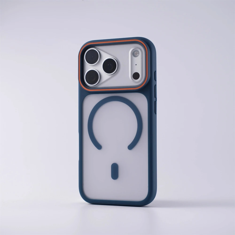 Matte Translucent Magnetic Shockproof Case with Magsafe Compatibility
