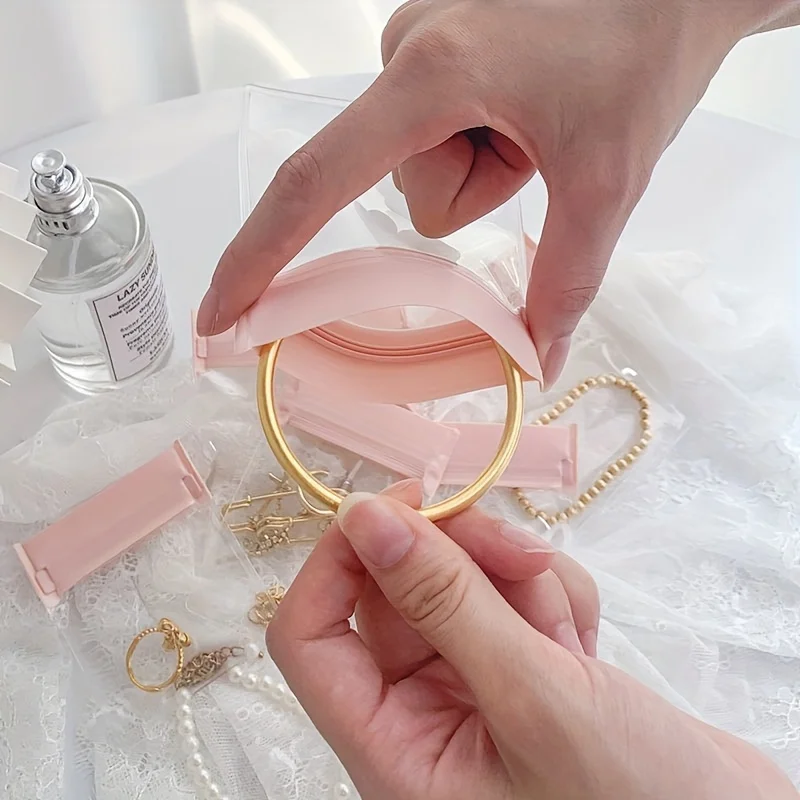 10pcs Anti-Oxidation Jewelry Storage Bags - Sealed Display Pouches for Earrings, Rings, Necklaces, Bracelets