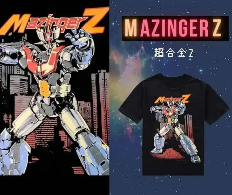 

MazengerZ Japanese Gundam Super Robot Anime T-shirt