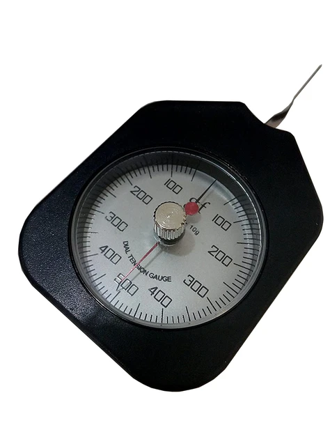 VTSYIQI Dial Tension Gauge Tester Gram Force Meter Double Pointer 500g