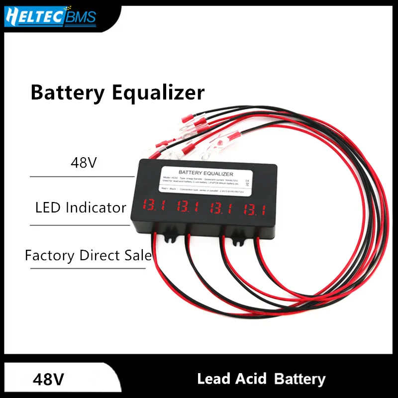 

48V battery equalizer battery balancer for 4pcs 12V battery connected in series for 48V battery system solar system