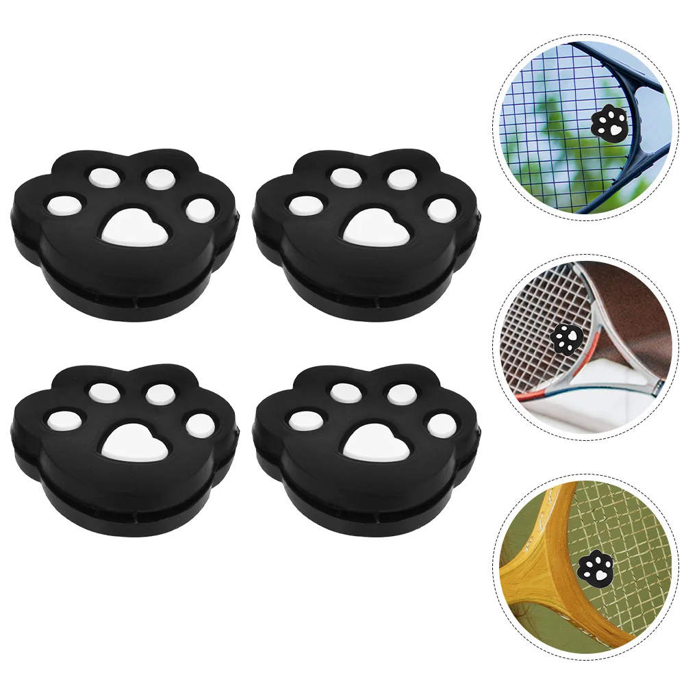 

4pcs Racket Vibration Dampeners Functional Tennis Dampeners Soft Tennis Accessories
