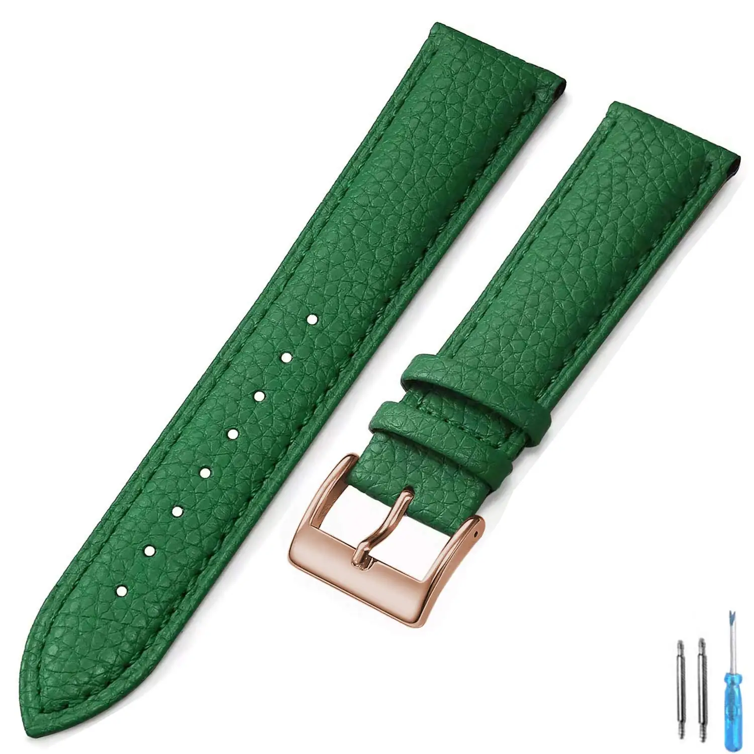 Premium Genuine Leather Watch Band - High-Quality Wrist Strap