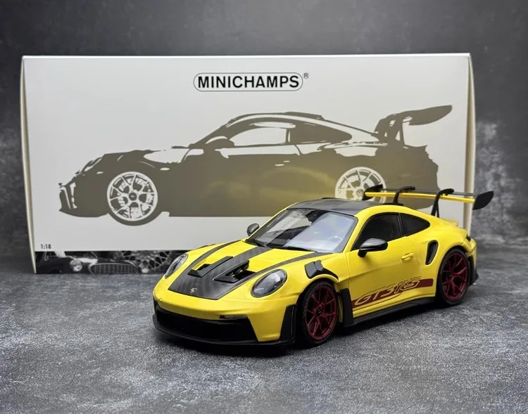 ミニカー Norev 1/18 Porsche 911 GT3 2021 Yellow 1/18 Norev 2021 Porsche 911 992 GT3 (Yellow) Diecast Car