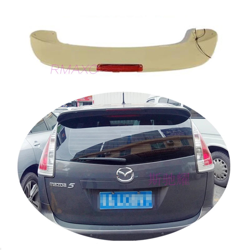 

Спойлер для Mazda 5 2005-2010 Mazda5 yck, спойлер из АБС-пластика, цветной задний спойлер для автомобиля
