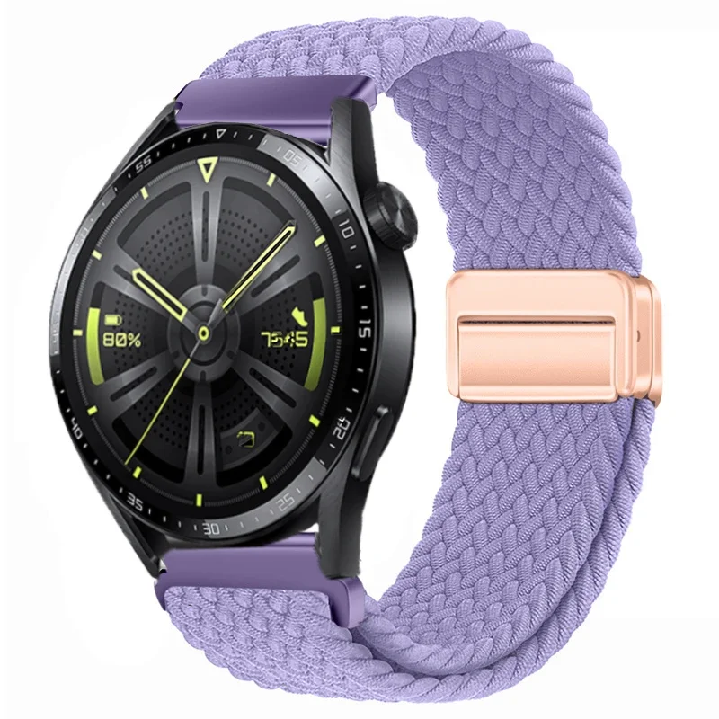 Nylon Braided Watch Strap - Durable Fabric Bracelet Wristband