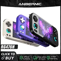 Console de jeu portable Anbernic RG 476H, écran LTPS intégré de 4,7 pouces, joystick 3D Hall, système Android 13, prise en charge de l'assistant IA, FOTA 1