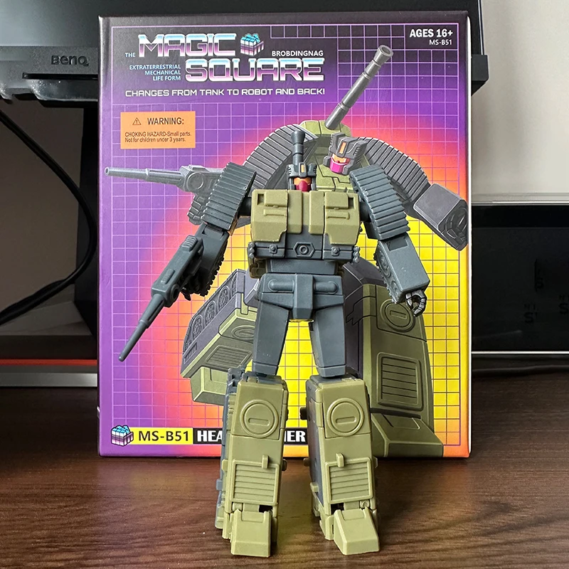 

In Stock 2023 New Transformation Toy Ms Toys Magic Square Ms-b51 Heavy Gunner Figure
