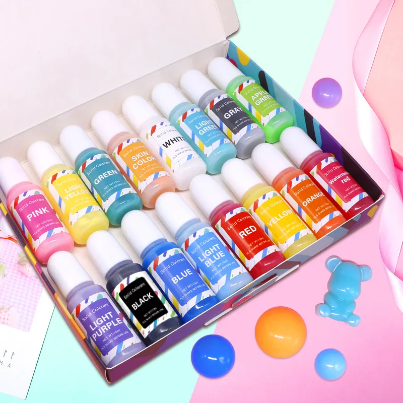 Epoxy Resin Pigment Set DIY UV Epoxy Resin Mold Jewelry Making Color