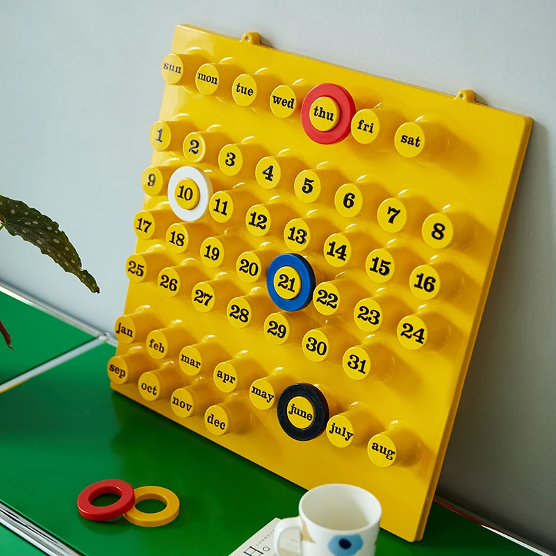 クリエイティブなリングアデートカレンダー中古代レトロな壁装飾