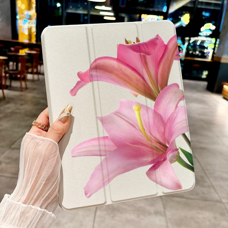 Sophisticated Floral Lily Pad Tablet Case