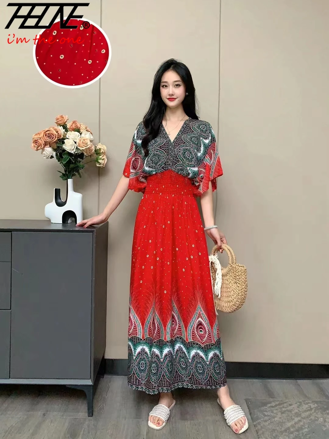 Summer Indian Dress Women Clothes Boho Long Vintage Korean