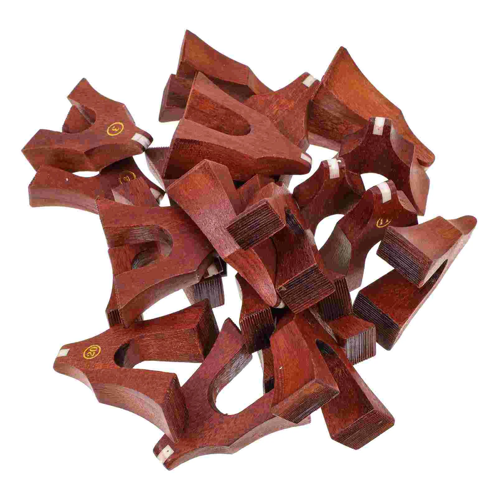 

21 Pcs Guzheng Code Wooden Bridge Practical Bridges Rosewood Supplies Component Accessories Professional Support Simple