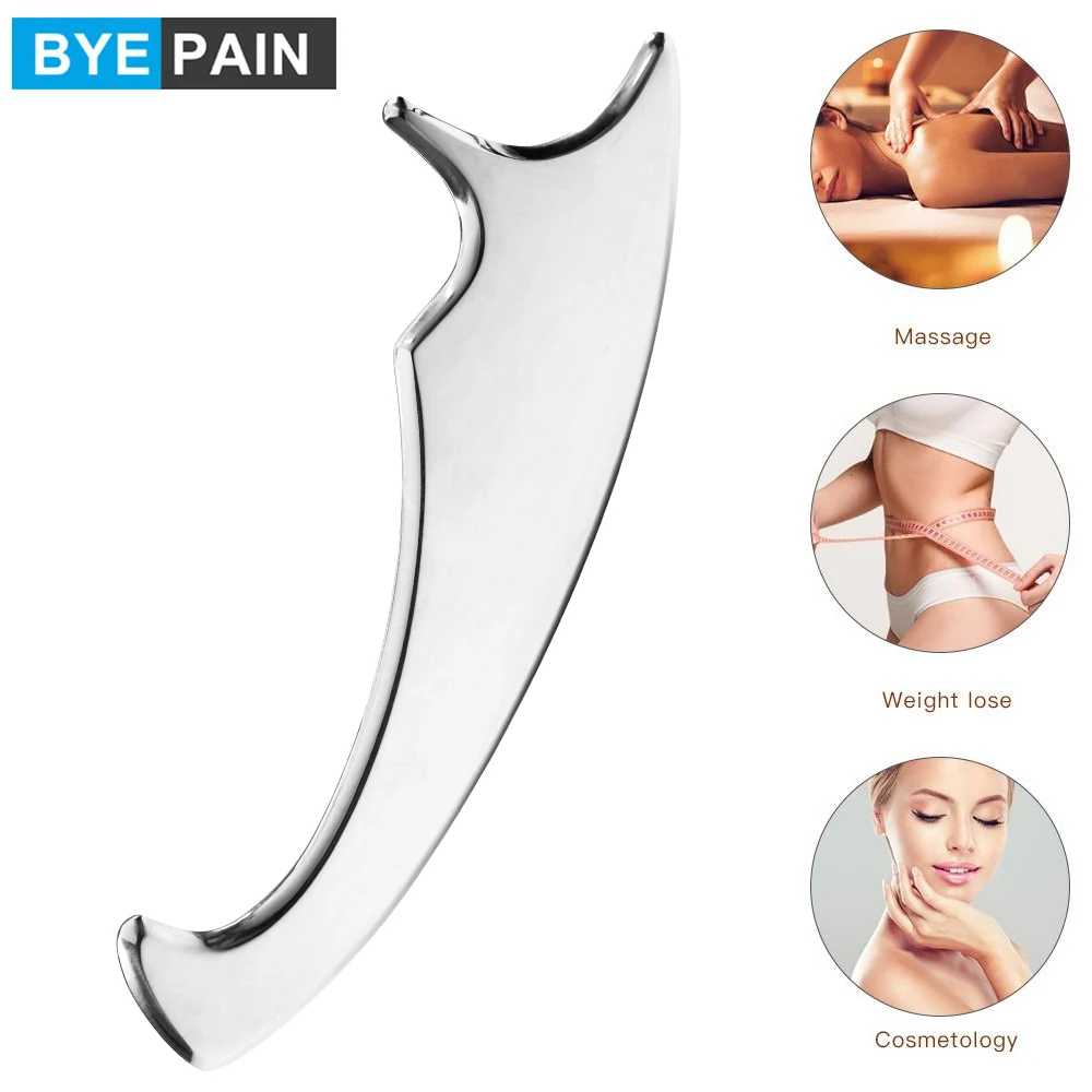 

1Pcs Stainless Steel Gua Sha Muscle Scraper Tool, Scar Tissue Tool, Physical Therapy Tools, Muscle Scraping Tool, IASTM tools