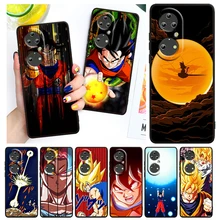 

Goku Dragon Ball star For Huawei P50 P40 P30 P20 Pro Plus P10 P9 P8 Lite 2019 2017 RU E Mini Black Funda Capa Phone Case