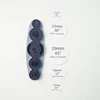 KX4B Universal Tool for Cover Buttons DIY Cloth Button Tools Size: 11mm, 15mm, 19mm, 23mm, 29mm, Make Own Covered Buttons 4