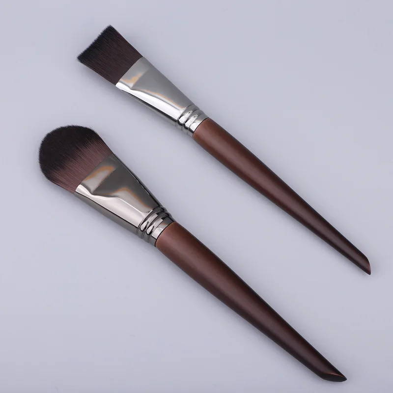 Description Picture 3 of itemFlat Foundation Makeup Brushes Professional Liquid Foundation Cream Concealer Tongue Shape Brush Women Cosmetic Make Up Tools