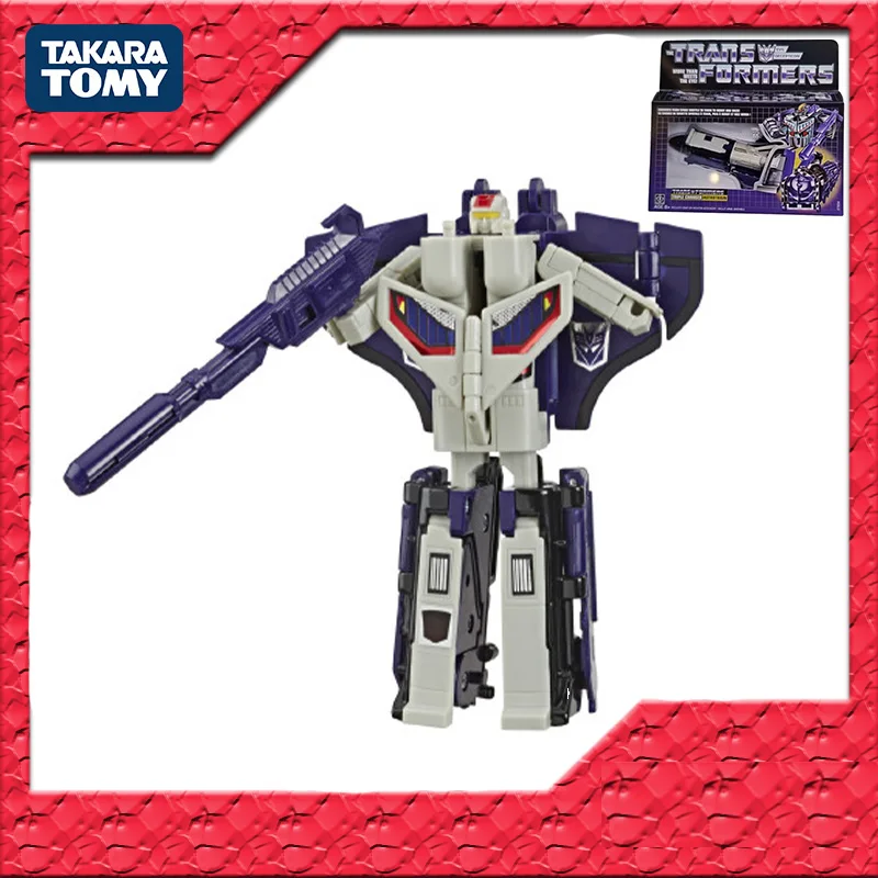 In Magazzino Trasformatori Originali Takara Tomy G1 Viola Triple Changes Pvc Anime Figure Action Figures Model Toys