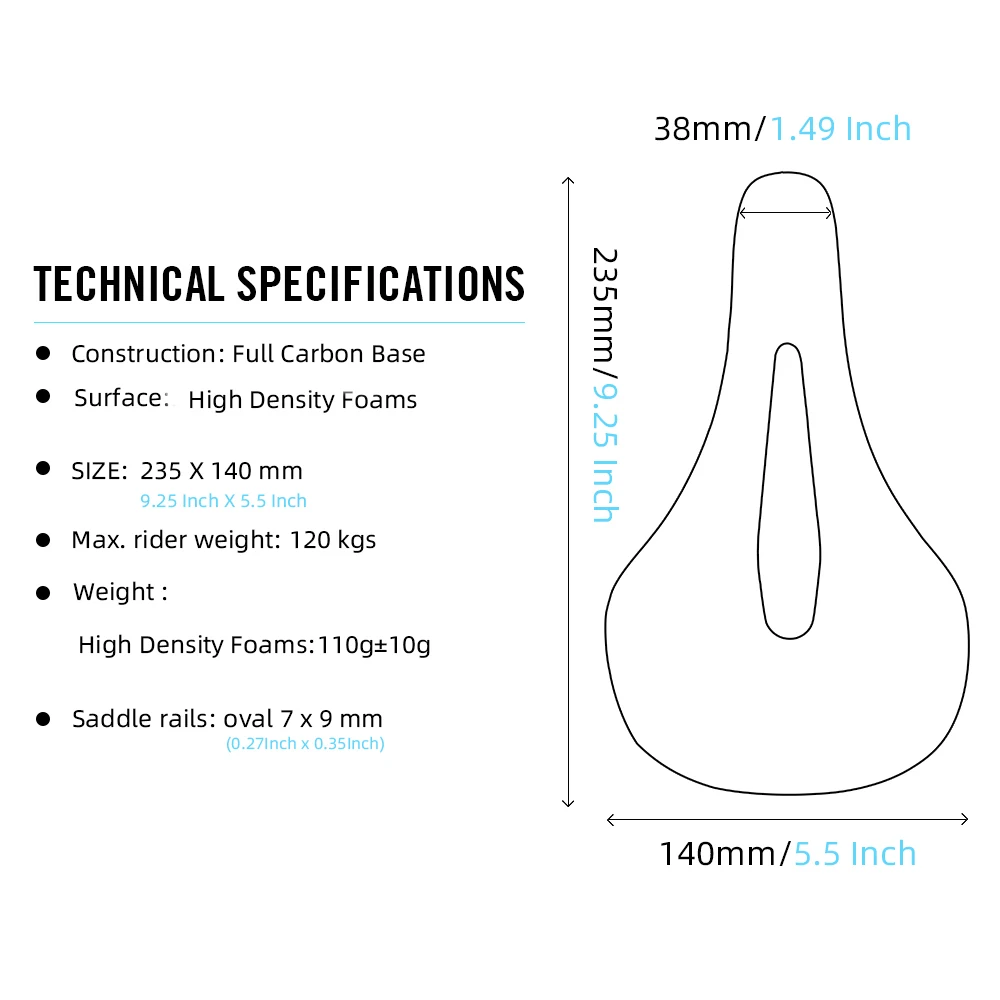 RYET Carbon Fiber 3D Printed Bike Saddle Super Light Road MTB Mountain Racing Seating Bicycle Seat Cushion Cycling Accessories bicycle saddle bicycle seat cushion bike riding cushion