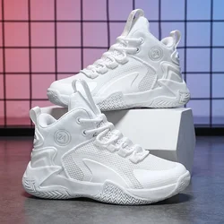 Children's Basketball Shoes Boys' Sports Shoes Breathable Non-slip Girls' Shoe High-top Kids Sports Basketball Shoes Size 31-40