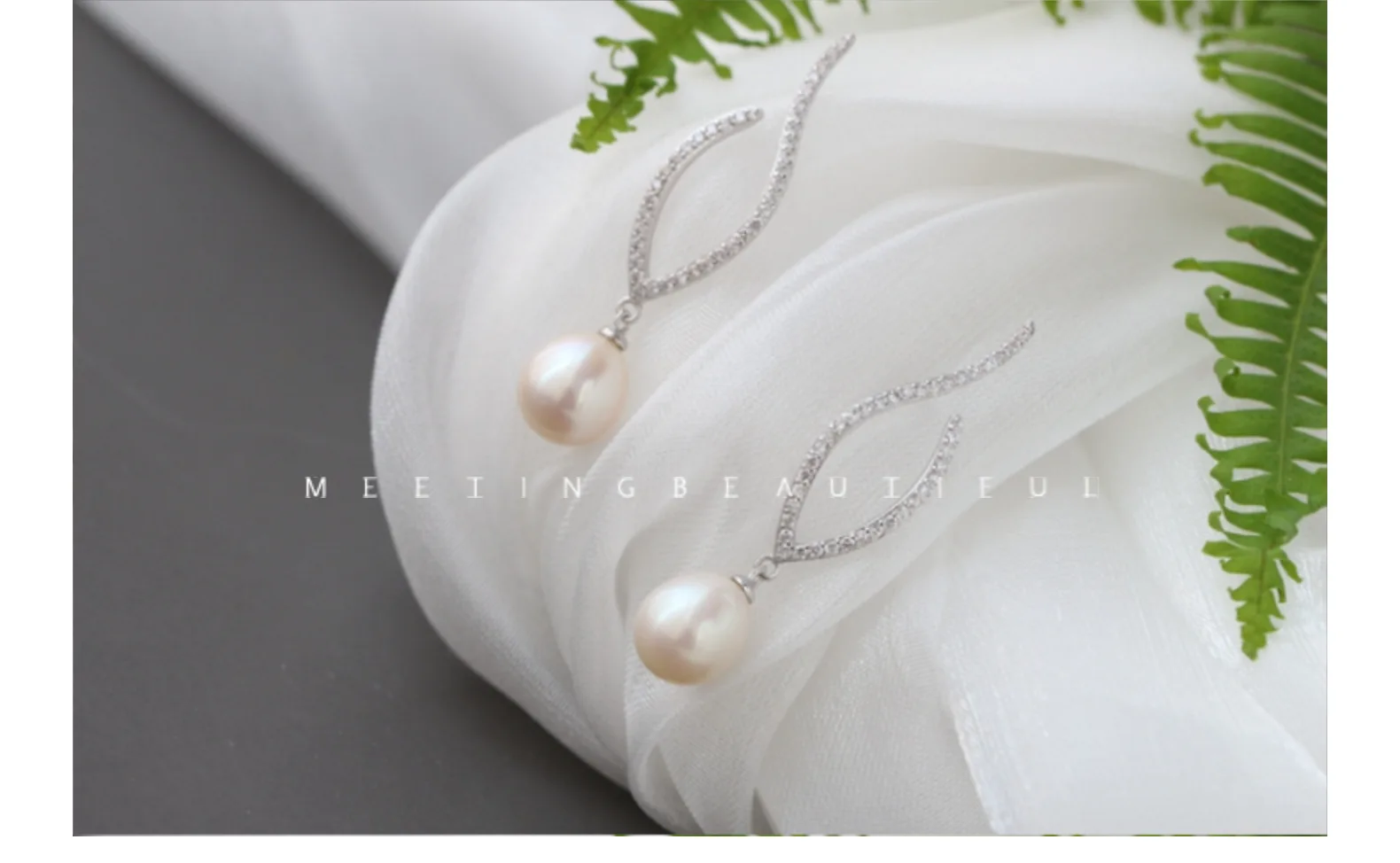 

Popular Trendy Design Exotic 9x11mm Real Natural South Sea Pearl Zircon Earrings 925 Sterling Silver Stud Free Shipping