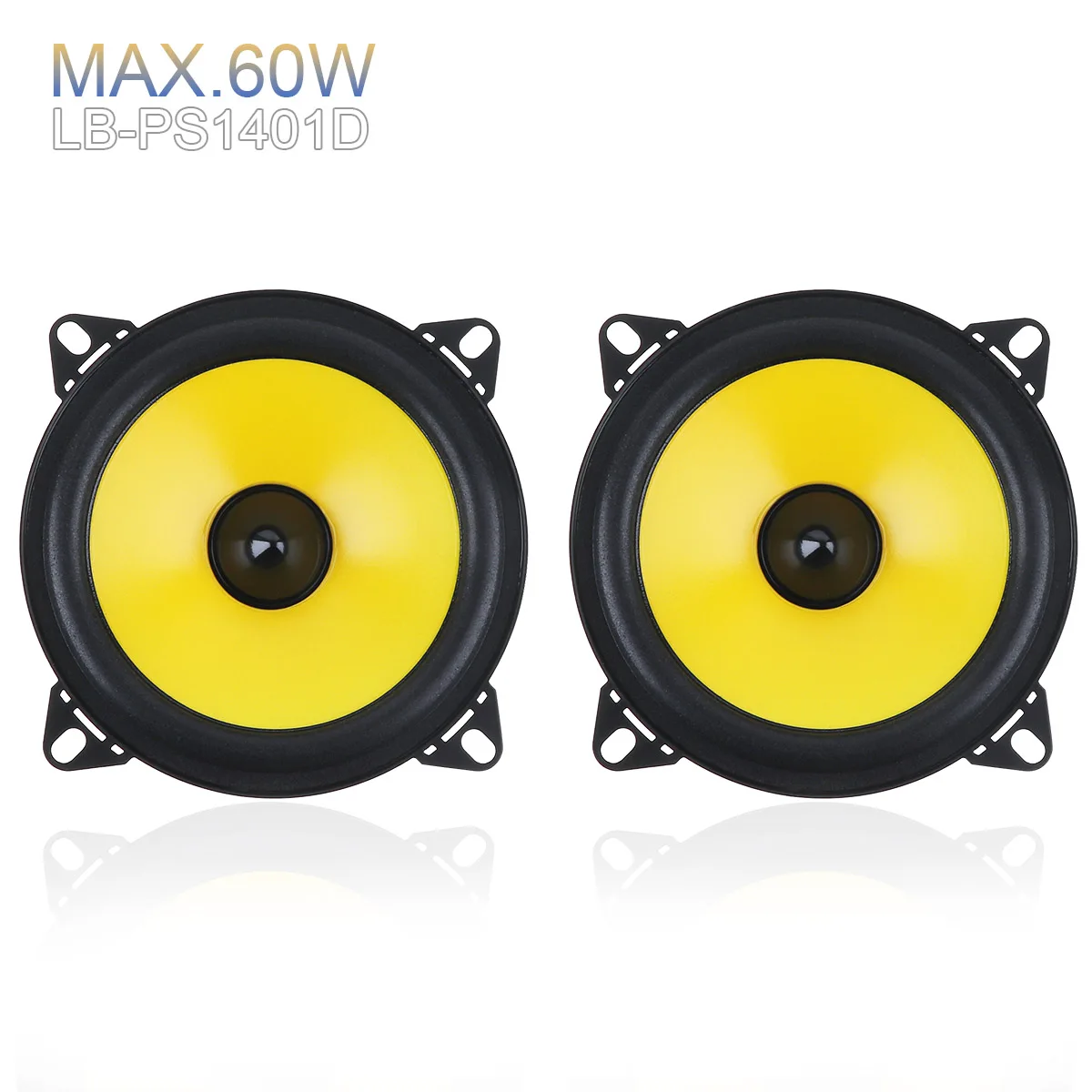 2pcs 4 inch 60W 88dB 2-Way Full Range Frequency Car Audio Stereo Coaxial Speaker Car Speaker Automobile Loudspeaker car subwoofer speakers