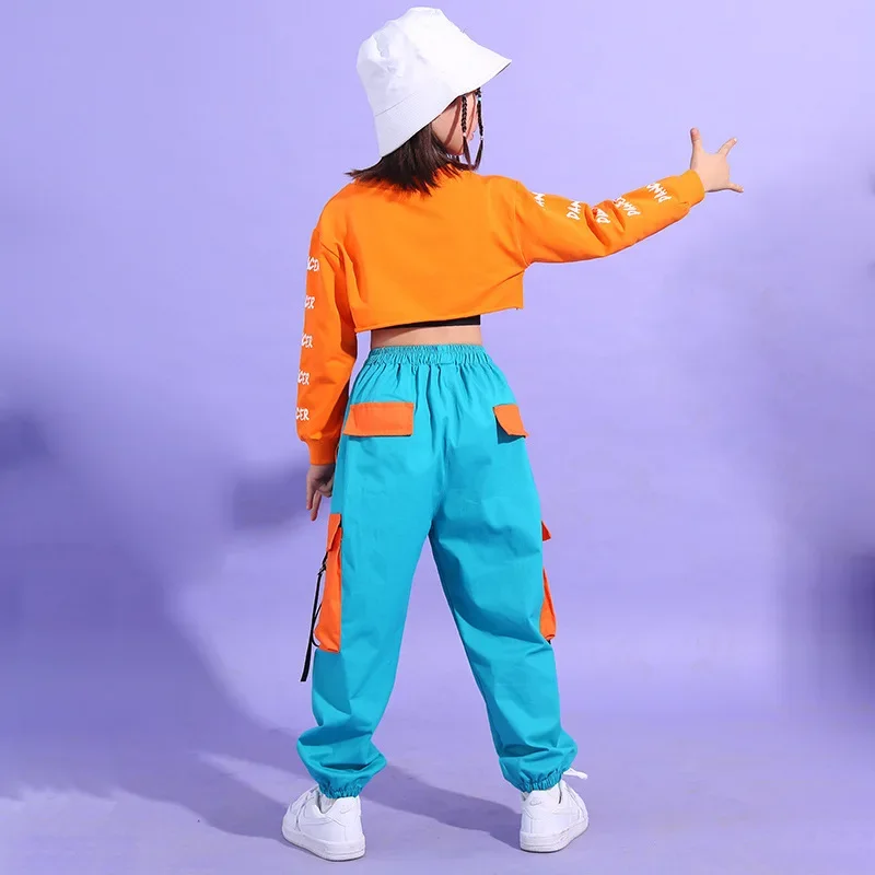 Pantalon Cargo Baggy Fille - Tissu Coton élastiqué, Multiples Poches - Taille 5 à 16 Ans