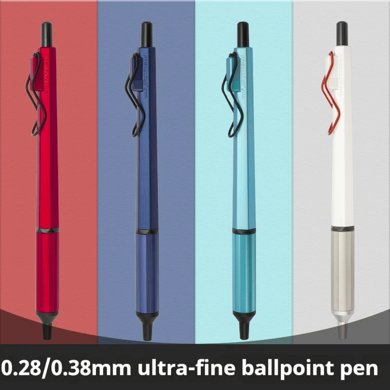 Ballpoint Pen Japan UNI JETSTREAM EDGE Ultra Fine Ballpoint Pen SXN-1003 Metal 0.28/0.38mm Fast-Drying for business signing Japanese Stationer
