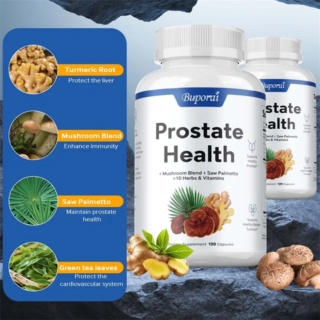 Prostate Health - Reduce Nighttime Bathroom Visits, Relieve Bladder and Urinary Tract Problems, Improve Performance