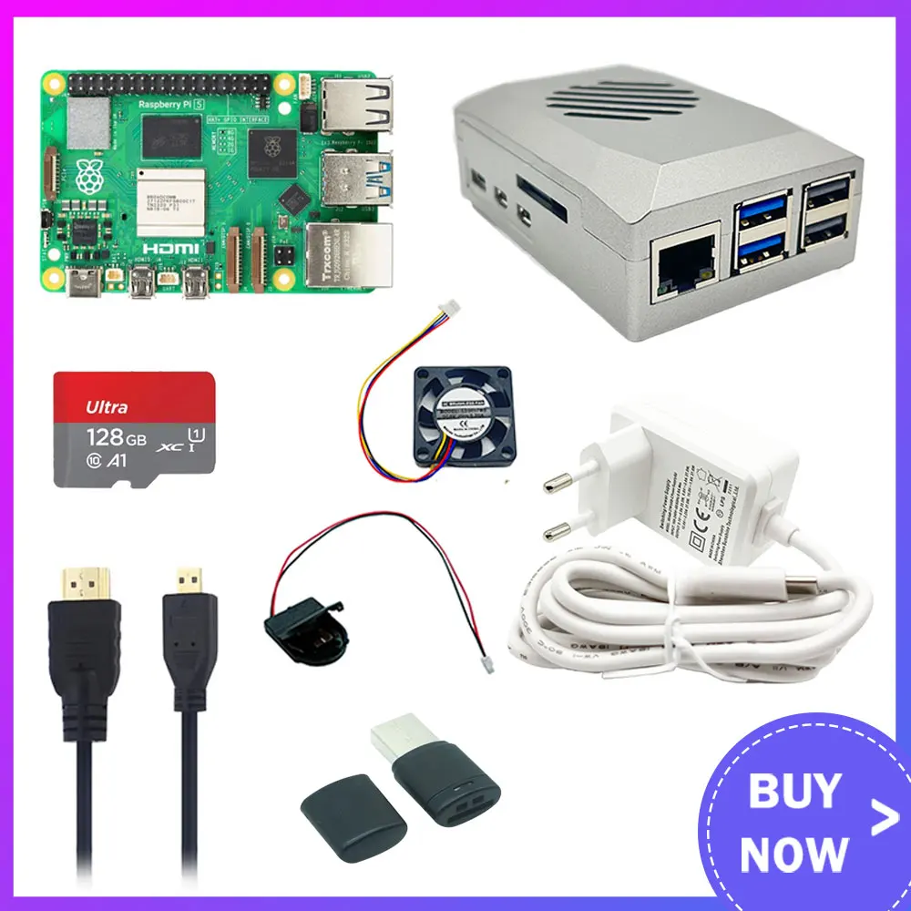 Raspberry Pi 5 8GB（純正ケース・電源アダプタ付き） raspberry pi 5