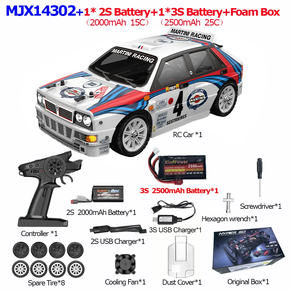 65km/h HYPER GO MJX 14302 1/14 RC Car Brushless 2.4G Remote Control 4WD Off-road High Speed RC Car Truck Hobby RC Toys As Gift