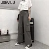 Cargo Pants Suit Short Sleeve Slim Shirt High Waist Chain Sweatpants Two Piece Sets Women's Summer Korean Hip-hop Gothic Outfits 5