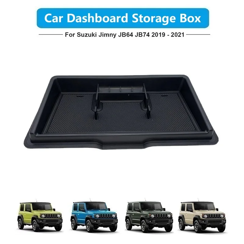 

Car Dashboard Storage Box Tray Holder Interior Console Organizer Stowing Tidying For Suzuki Jimny JB64 JB74 2019+ New Arrival