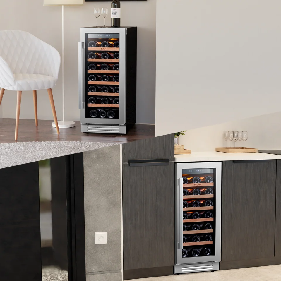 85L Compressor Wine Cooler Beverage Refrigerator