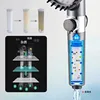 New High Pressure Shower Head 3 Modes Adjustable Spray with Massage Brush Filter Rain Shower Faucet Bathroom Accessories 5