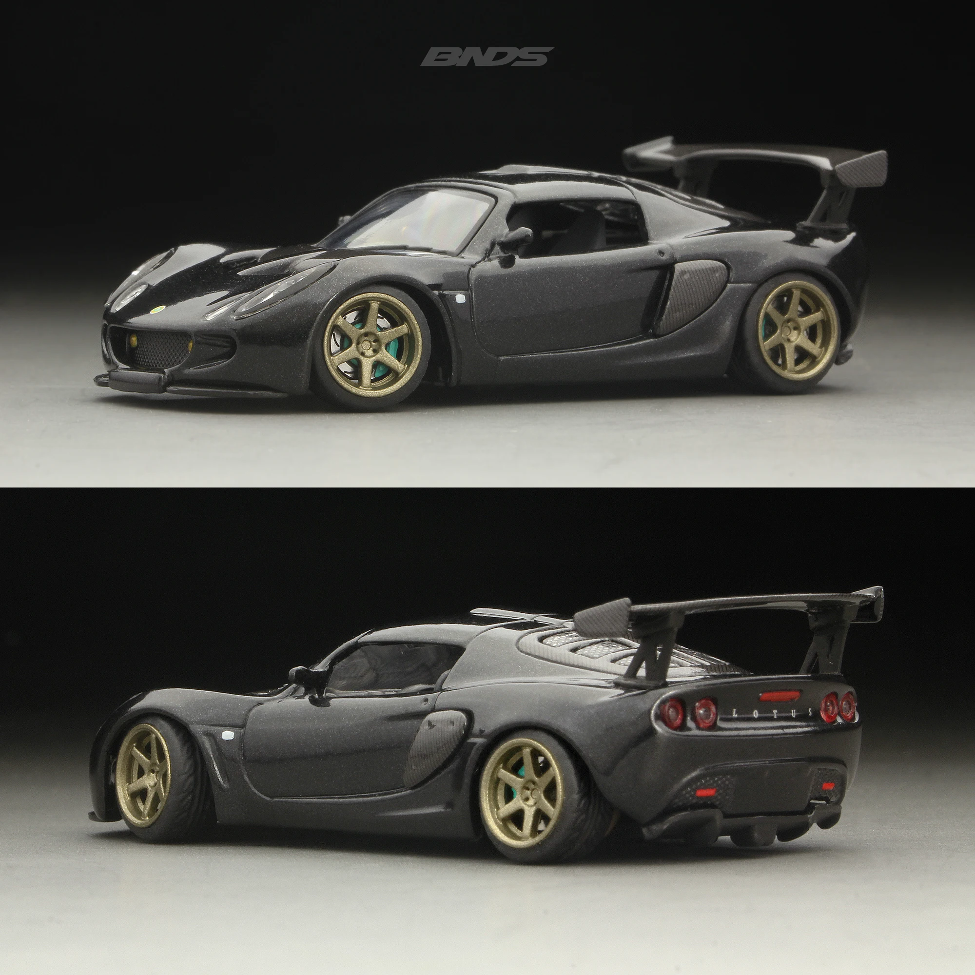 BNDS 1/64 Wheels With Rubber Tires ABS Assembly Rims Modified Parts for 1:64 Model Car VIP Style Detail-up Set New Clearance 4
