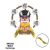 WM6162 WM6163 Japan Anime Demon Slayer Akaza Rui Iguro Obanai Tanjirou Kamado Nezuko Zenitsu Mini Action Figures Blocks Toy Kids 5
