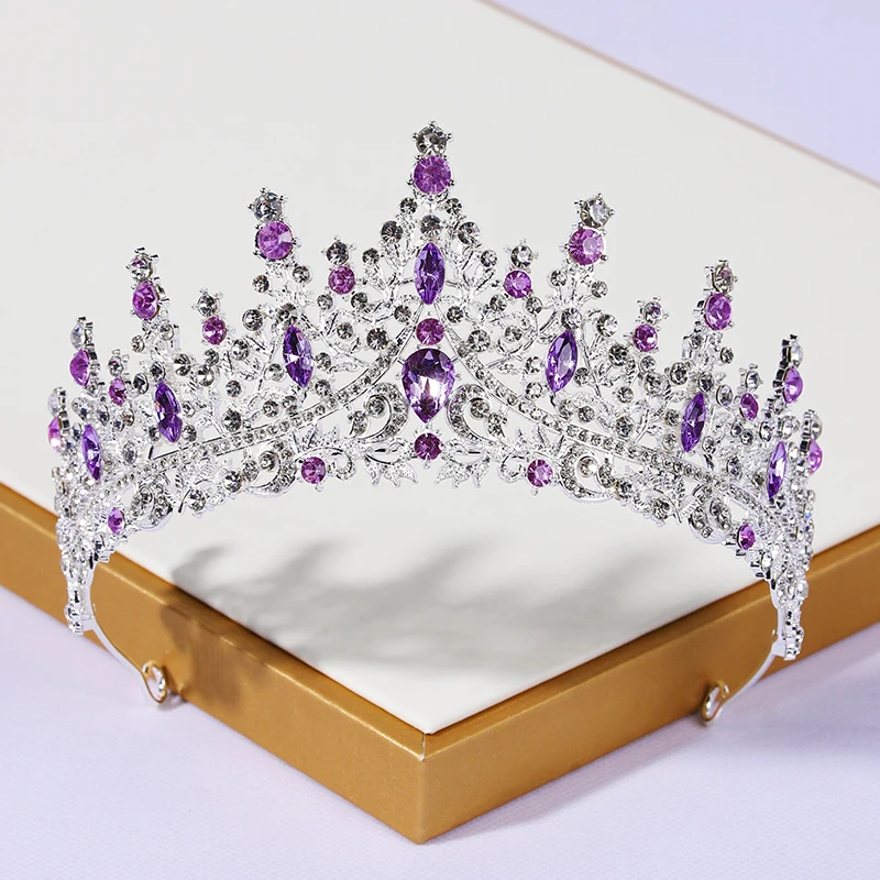 Bride Crown Headwear Female Crystal Rhinestone Wedding Alloy Accessories Jewelry Birthday Little Princess Student Adult Gi hair headdress bridal headwear hair band crown jewelry accessories