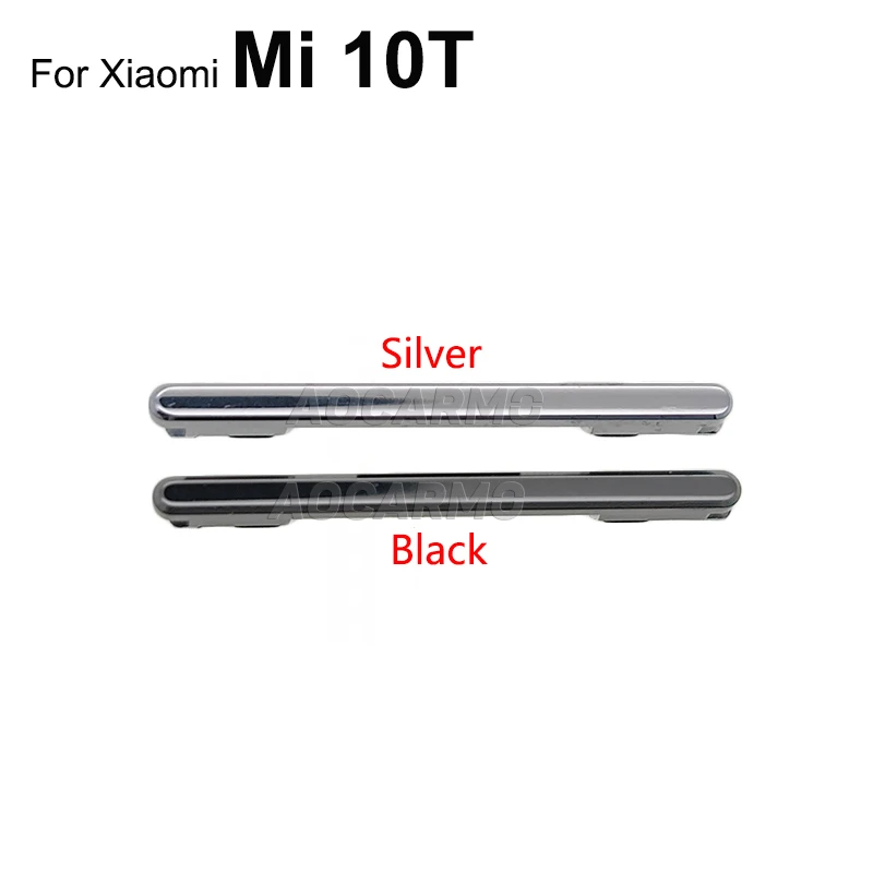 Side Button Key Volume Power ON/OFF Volume Up/Down Replacement Parts Power Volume Control Button For Xiaomi Mi 10 Pro 10T Lite