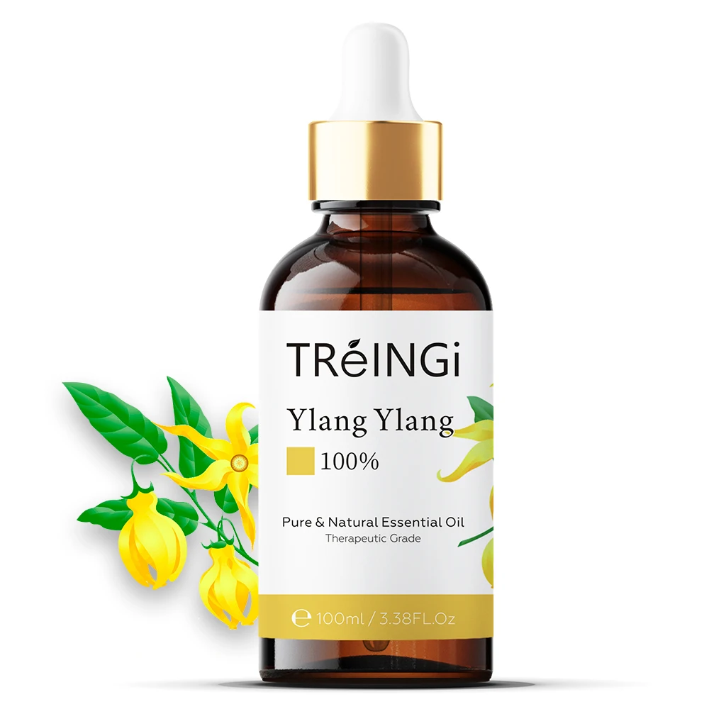 Pure Natural Ylang Ylang Essential Oils Therapeutic Grade Hair Care Oil Mint Rosemary Cedarwood Sage Lavender Tea Tree Aroma 2pc lavender color plaid floral print basic snap baby hair drop clips hair clamp pins hairpin cotton bb barrettes girls headwear