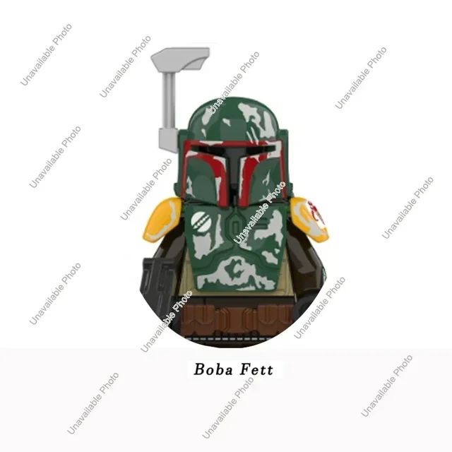 Hot Toys Star Wars Mandalorian Bricks Clone Troopers Dath Vader Rex Kylo Ren Dark Rey Lando Chewbacca Building Block Figures Toy 3