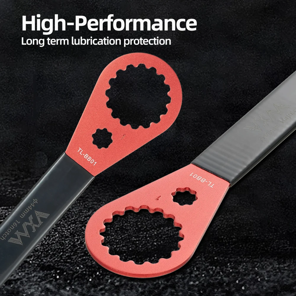 VXM 자전거 직접 마운트 수리 도구 렌치 크랭크 셋 RL221 Shimano M9100 / M8100 / M7100 용 12s 자전거 체인 링 장착 도구