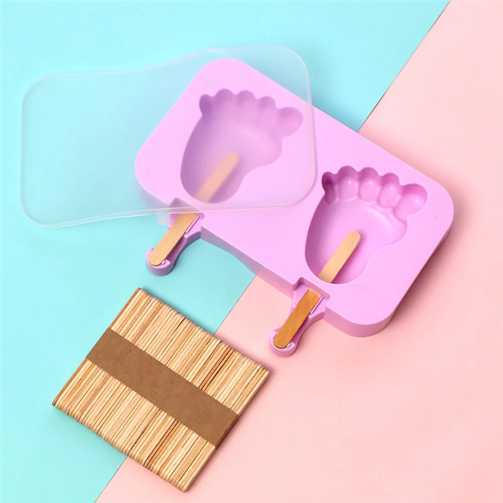 Silicone 8/4/3 Hole Silicone Mold Ice Cream Mold Popsicle Molds DIY Ice Cream Mould Pop Maker Mould Tray, ice mold,ice cream molds