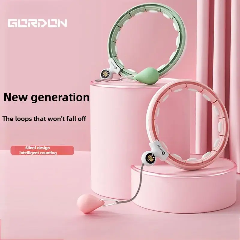 Smart Hula Hoop Fitness Female Adult Edition-A Detachable Hula Hoop for Slimming Waist that Will Not Drop