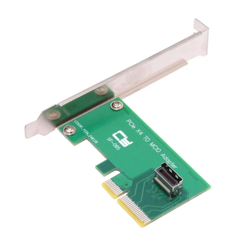 Best Seller PCIE 5.0 4X to MCIO Female Adapter Graphics Card Gpu Expansion Card SSDs Adapter for PC Desktop Accessories