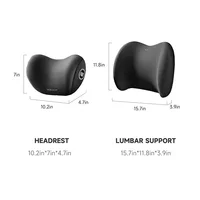 Waist Cushion Seat Covers Car Interior Accessories Headrest Driver Pillow Vehicle Backrest Back Support Neck Memory Foam Seat 4