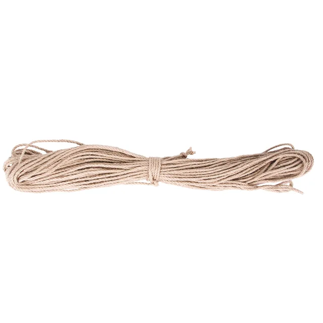 Sisal Rope Cat Tree Scratching Post Toy Cat Climbing Frame Replacement Rope Desk Legs Binding Rope for Cat Sharpen Claw 3